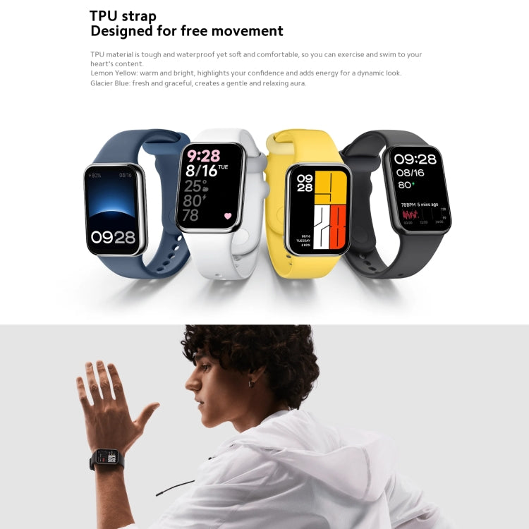 Original Xiaomi Mi Band 8 Pro Global 1.74 inch AMOLED Full Color Screen 5ATM Waterproof Smart Watch, Support GPS / NFC / Heart Rate Original Xiaomi Mi Band 8 Pro Global 1.74 inch AMOLED Full Color Screen 5ATM Waterproof Smart Watch, Support GPS / NFC / Heart Rate